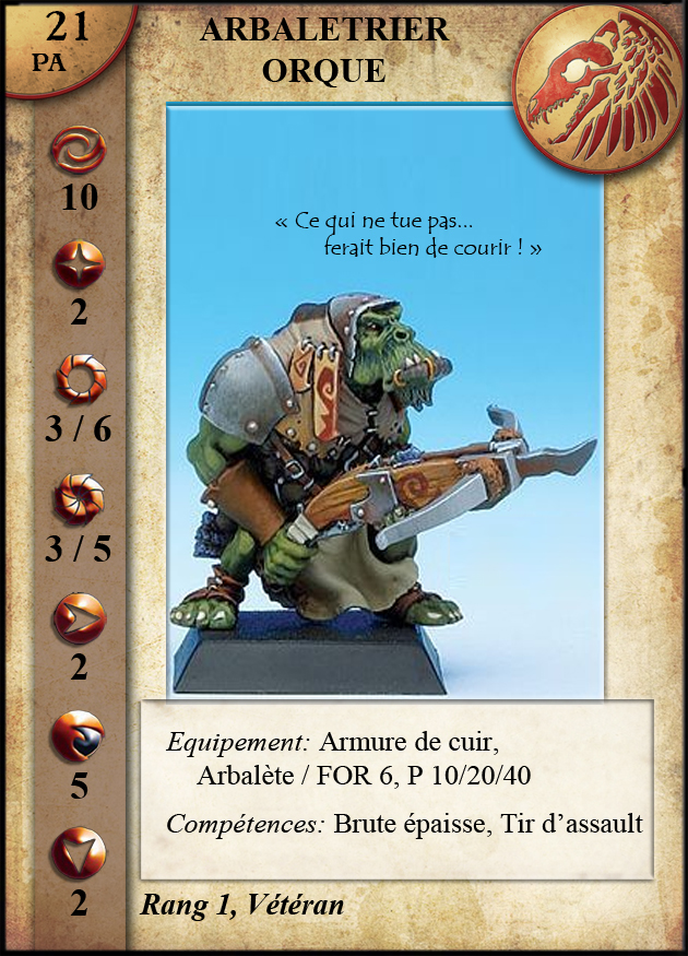 Arbalétrier Orque
